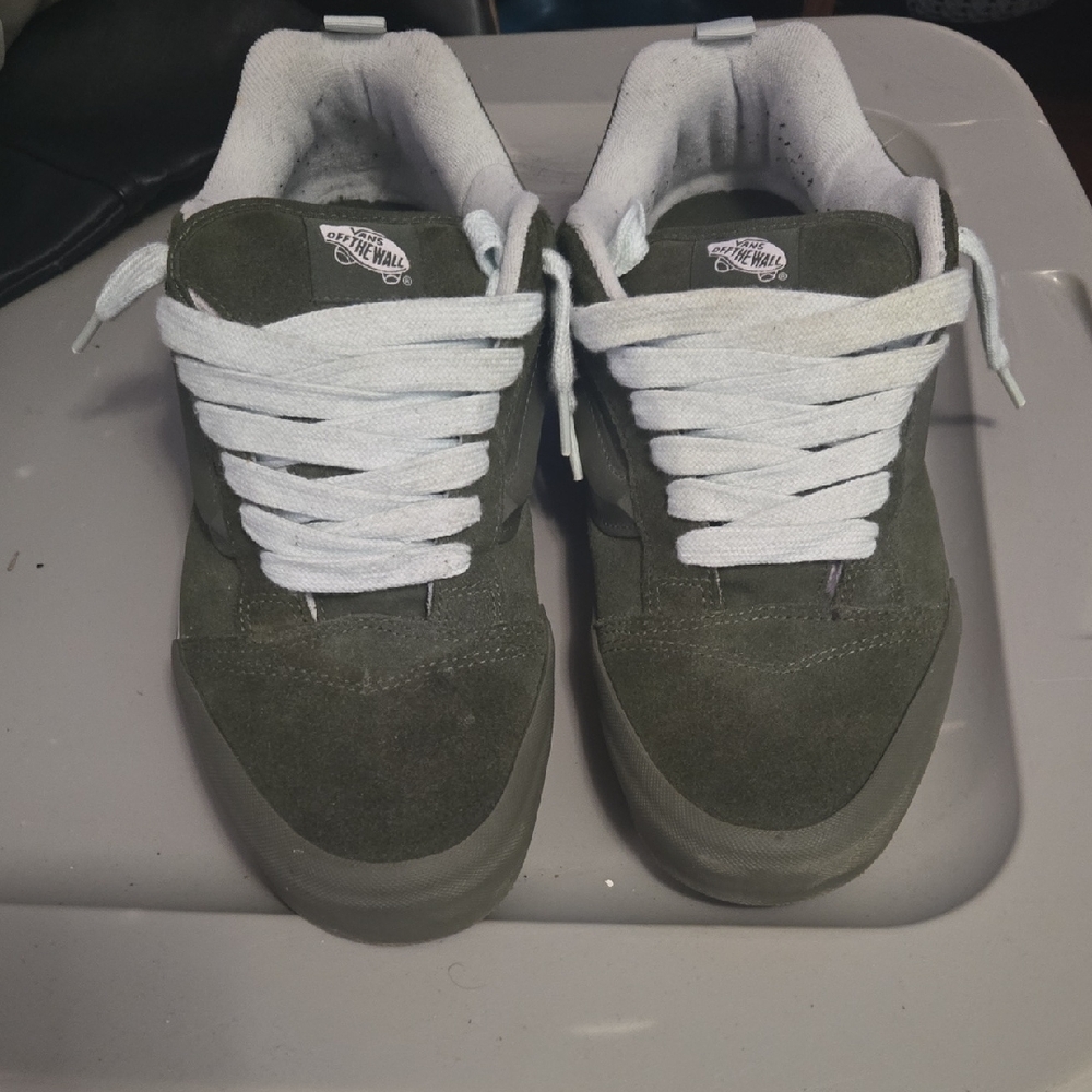 Vans Men's Olive Green Sneakers